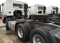 336HP 10 LHD 6 X 4 ενιαία ασφάλεια αγκυροβολίων αμαξιών φορτηγών HW76 τρακτέρ ροδών HOWO