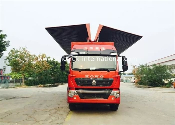 8X4 LHD Wing Van Cargo Truck εμπορικά οχήματα ικανότητας φόρτωσης φορτίου μεγάλα