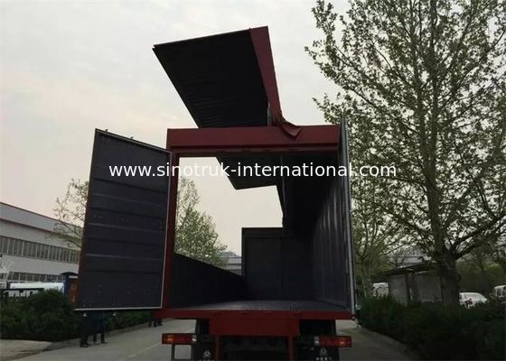 8X4 LHD Wing Van Cargo Truck εμπορικά οχήματα ικανότητας φόρτωσης φορτίου μεγάλα