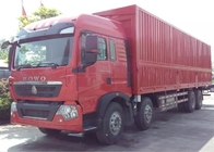SINOTRUK HOWO T5G Wing Van Cargo Truck 8X4 12 κυλά τη μηχανή Euro4 336HP ΑΤΌΜΩΝ LHD