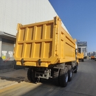Ευρο- φορτηγό απορρίψεων ορυχείου βασιλιάδων 2 HOWO κίτρινο 30 τόνοι φόρτωσης