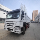 Άσπρο φορτηγό απορρίψεων 336HP SINOTRUK HOWO 6x4 25 τόνοι LHD