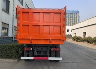 Πορτοκαλί Sinotruk Tipper Howo 6 X 4 φορτηγό απορρίψεων νέο 371HP LHD