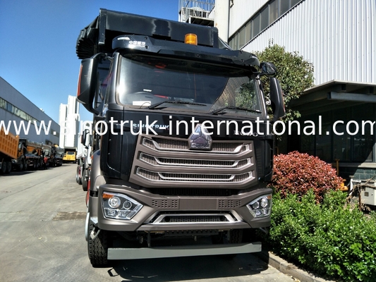 Tipper Sinotruk HOWO φορτηγό απορρίψεων 8X4 371hp 12 ρόδες μαύρο N7 ZZ3317V386JB1R