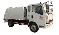 Συμπιεσμένο φορτηγό 5 συλλογής απορριμάτων συμπιεστών LHD 4X2 SINOTRUK HOWO - 6m3