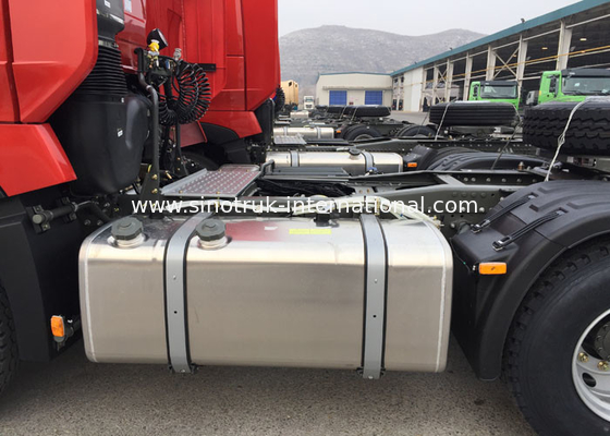 Πορτοκαλί φορτηγό RHD 10 ρόδες 371 HP ZZ4257S3241W τρακτέρ ρυμούλκησης SINOTRUK HOWO