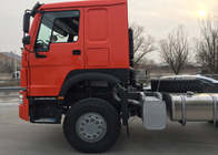 Επίπεδο φορτηγό καμπινών SINOTRUK HOWO στεγών φορτηγών LHD 6x4 371HP ρυμουλκών τρακτέρ ρυμούλκησης