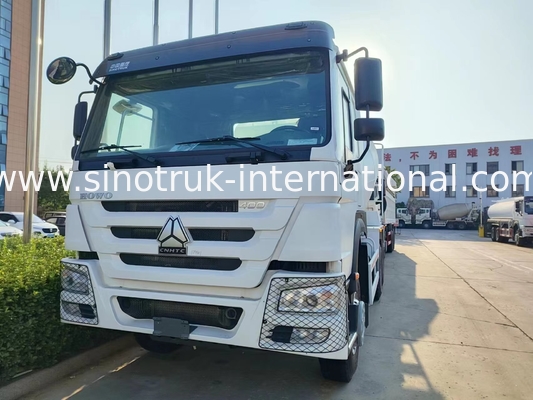 Υψηλό φορτηγό LHD 6×4 10wheels αναμικτών κατανάλωσης HOWO καυσίμων ιπποδύναμης 400HP χαμηλό