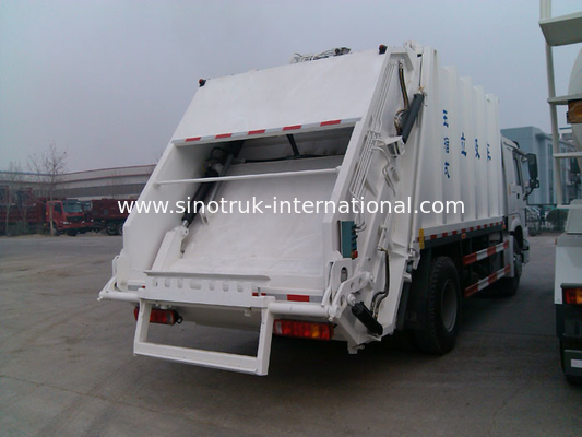 SINOTRUK συμπιεσμένα φορτηγά 15-16 CBM 290HP ZZ1167M4611 συλλογής απορριμάτων
