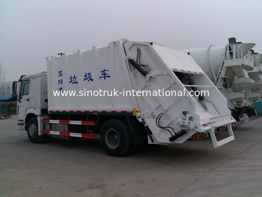 SINOTRUK συμπιεσμένα φορτηγά 15-16 CBM 290HP ZZ1167M4611 συλλογής απορριμάτων