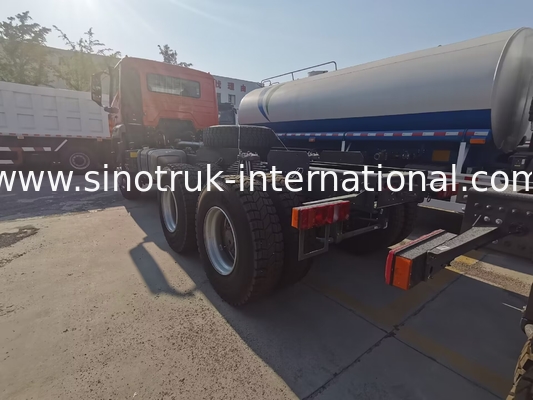 Sinotruk Νέο Howo Tipper Dump Truck Τάξι Weichai Μηχανή 6 × 4 LHD Πορτοκαλί χρώμα
