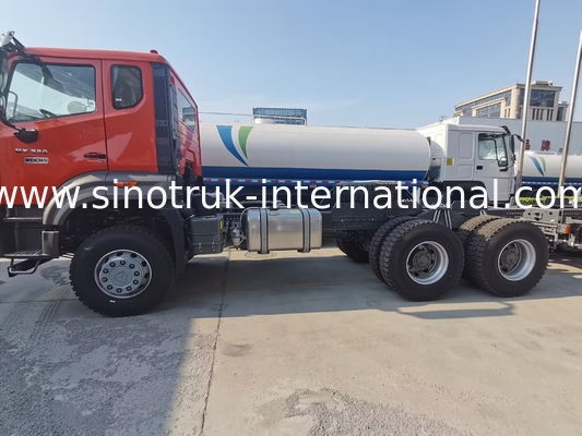 Sinotruk Νέο Howo Tipper Dump Truck Τάξι Weichai Μηχανή 6 × 4 LHD Πορτοκαλί χρώμα
