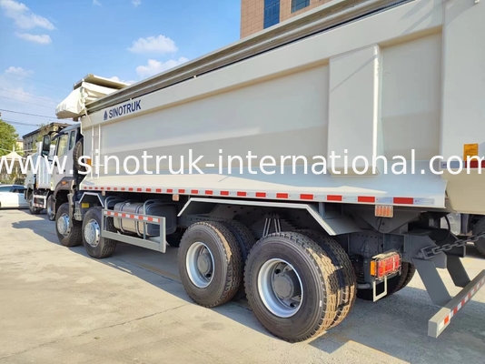 Sinotruk Hohan Νέο φορτηγό απορριμμάτων HOWO 6 × 4 10 τροχούς 380HP RHD U τύπου αυτόματη σανίδα