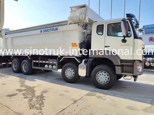 Sinotruk Hohan Νέο φορτηγό απορριμμάτων HOWO 6 × 4 10 τροχούς 380HP RHD U τύπου αυτόματη σανίδα
