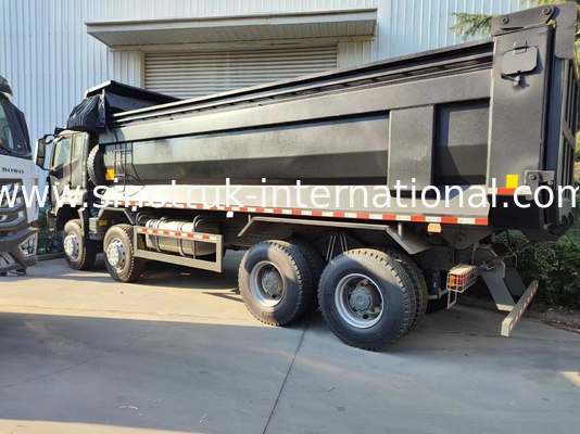 RHD 8×4 12 τροχών HOWO Τράκκα 380HP