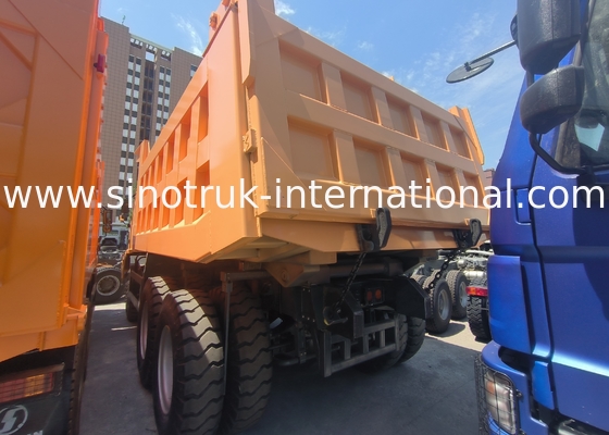 Sinotruk Howo Ορυχείο Τρακ 90Tons 6 × 4 Υψηλής αντοχής χάλυβα φορτηγό σώμα
