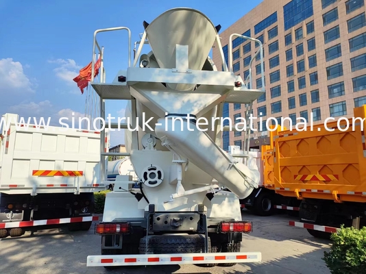 HOWO RHD 6*4 12CBM Λευκό Mixer Truck Μεγάλη Ιπποδύναμη 380HP Ιταλική δεξαμενή αναμειγνύσεων υψηλής απόδοσης