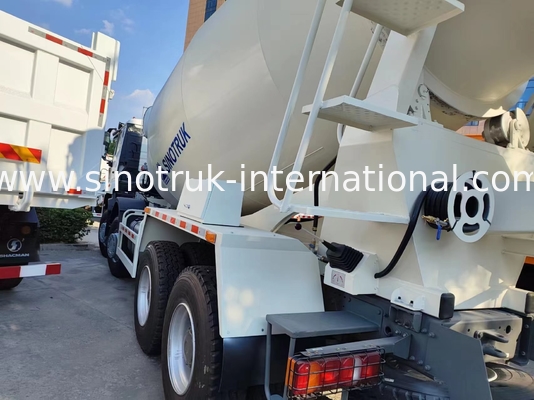 HOWO RHD 6*4 12CBM Λευκό Mixer Truck Μεγάλη Ιπποδύναμη 380HP Ιταλική δεξαμενή αναμειγνύσεων υψηλής απόδοσης