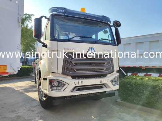 HOWO RHD 6*4 12CBM Λευκό Mixer Truck Μεγάλη Ιπποδύναμη 380HP Ιταλική δεξαμενή αναμειγνύσεων υψηλής απόδοσης