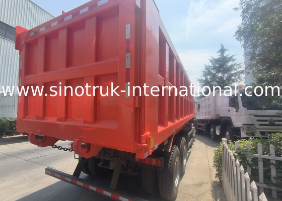 Sinotruk Howo Τρακ 400Hp 8 × 4 Rhd 12 τροχών Μεγάλο δίσκο 7600mm