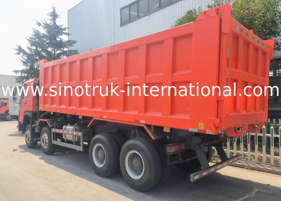 Sinotruk Howo Τρακ 400Hp 8 × 4 Rhd 12 τροχών Μεγάλο δίσκο 7600mm