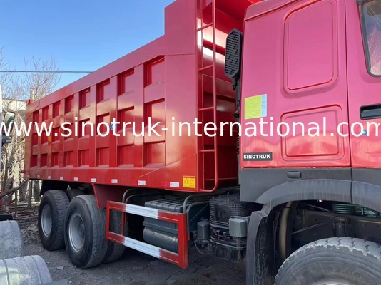 Χρησιμοποιούμενο Sinotruk Howo 6x4 Dump Truck 371hp βαρύ φορτίο