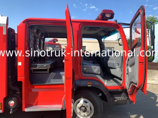 2CBM 4X2 116HP Πυροσβεστικό φορτηγό Γεωργικό πυροσβεστικό φορτηγό Για τοπίο
