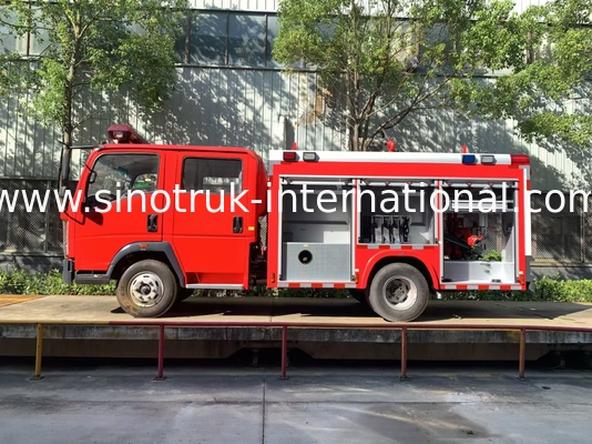2CBM 4X2 116HP Πυροσβεστικό φορτηγό Γεωργικό πυροσβεστικό φορτηγό Για τοπίο