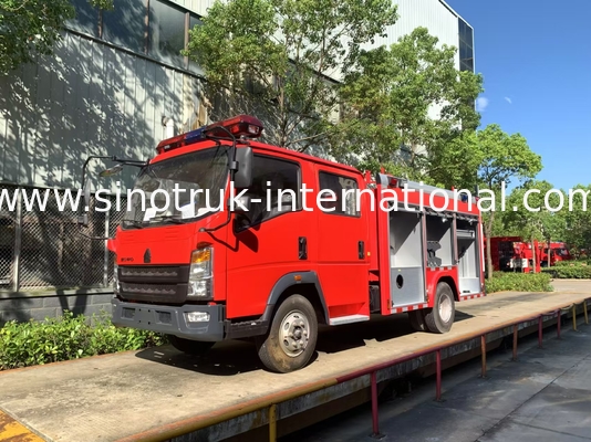 2CBM 4X2 116HP Πυροσβεστικό φορτηγό Γεωργικό πυροσβεστικό φορτηγό Για τοπίο