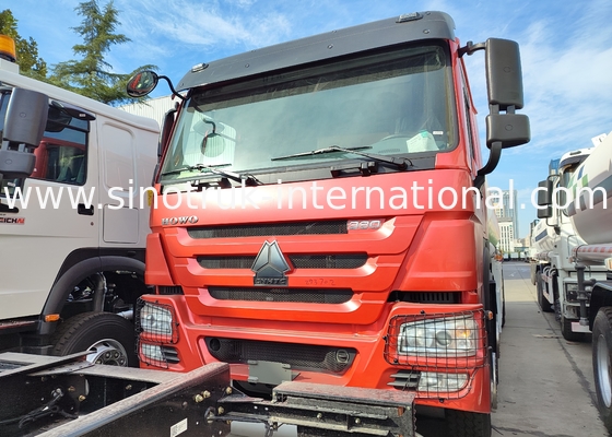 SINOTRUK HOWO Κόκκινο 380HP 8×4 12Ποδιών Μεγάλης χωρητικότητας φορτηγό δεξαμενής πετρελαίου