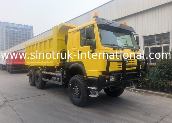 Sinotruk Howo Τρακ 6 × 6 ολότροχη κίνηση με 14,00R20 μονόστιχο 380HP