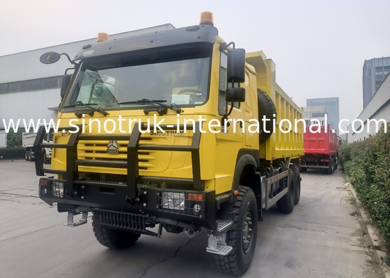 Sinotruk Howo Τρακ 6 × 6 ολότροχη κίνηση με 14,00R20 μονόστιχο 380HP