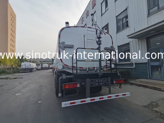 Sinotruk HOWO Λευκό RHD 6x4 φορτηγό δεξαμενής νερού ZZ1257V4347B1 με λειτουργία υψηλής πίεσης
