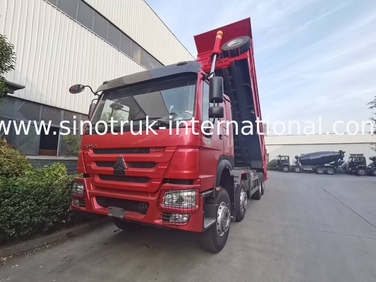 HOWO 12 τροχών Sinotruk 8X4 Dump Truck 400hp για την εξόρυξη LHD U Type Container