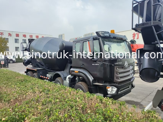 HOWO Mixer Truck 12CBM 380HP H77L Καμπίνα Μαύρη