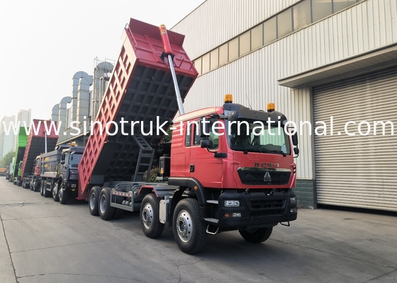 8 × 4 Lhd 12 τροχών Sinotruk Tipper 400hp Euro 2