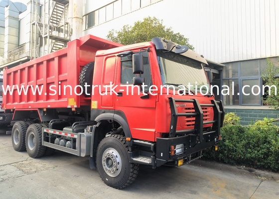 Σινοτρούκ Χόου Ντάμπ 6 × 4 Lhd 10 τροχών Φάντασμα Φώτισμα Προφυλακτήρα Ελαστικά Ορυχείων