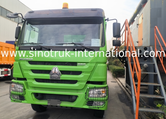 Sinotruk Howo Τελαχιστήρας 380HP 6 × 4 U σχήμα Φορτηγό σώμα Πράσινο χρώμα