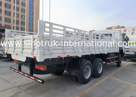 Sinotruk Howo ολοκαίνουργιο φορτηγό 6 × 6 τετρακίνητο Lhd 10 τροχών μακρύ φορτηγό
