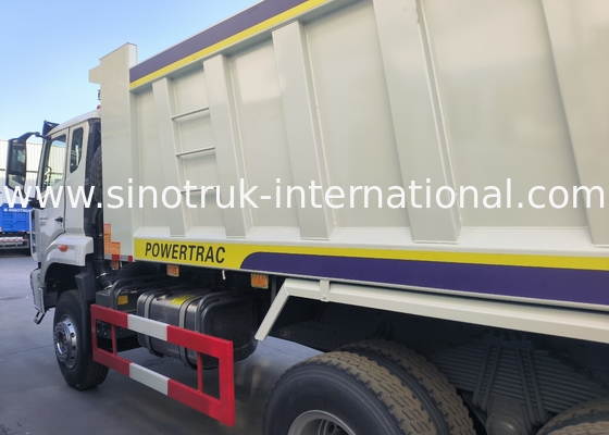 Sinotruk Howo / Hohan 6×4 Τρακ 10 τροχών Στρογγυλό φορτίο 20CBM Λευκό χρώμα