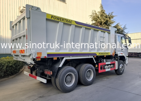 Sinotruk Howo / Hohan 6×4 Τρακ 10 τροχών Στρογγυλό φορτίο 20CBM Λευκό χρώμα