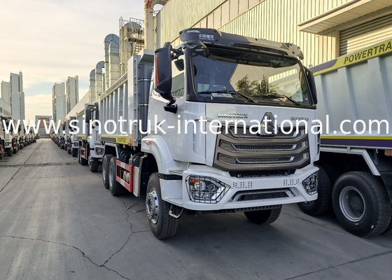 Sinotruk Howo / Hohan 6×4 Τρακ 10 τροχών Στρογγυλό φορτίο 20CBM Λευκό χρώμα