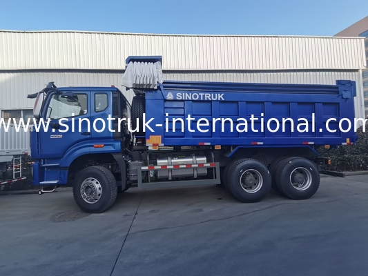 SINOTRUK HOHAN NEW HOWO 30 - 40 τόνων RHD 10 τροχών Καθαρίστρα για κατασκευές Μπλε Υψηλής απόδοσης Ανύψωση και εκφόρτωση