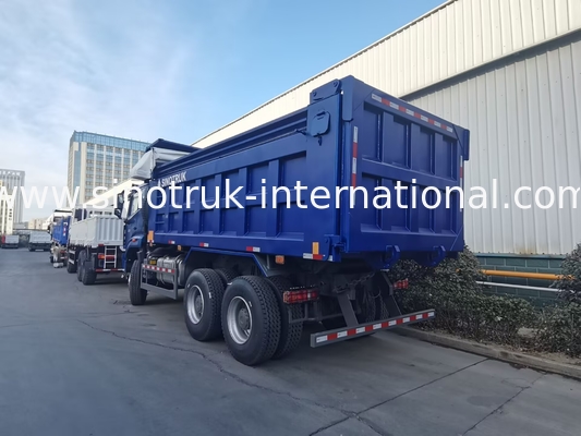 SINOTRUK HOHAN NEW HOWO 30 - 40 τόνων RHD 10 τροχών Καθαρίστρα για κατασκευές Μπλε Υψηλής απόδοσης Ανύψωση και εκφόρτωση