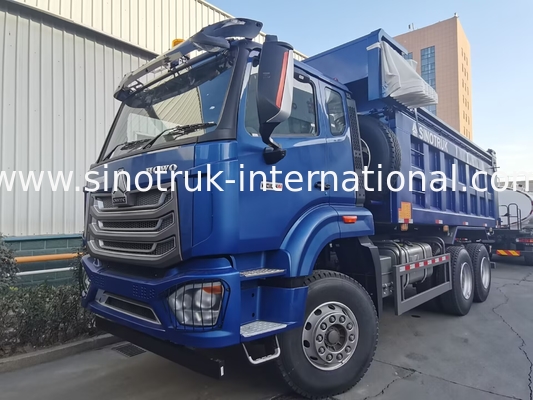 SINOTRUK HOHAN NEW HOWO 30 - 40 τόνων RHD 10 τροχών Καθαρίστρα για κατασκευές Μπλε Υψηλής απόδοσης Ανύψωση και εκφόρτωση