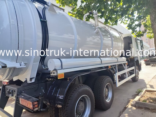 HOWO 6*4 16CBM 380HP Καθαριστικό φορτηγό αποβλήτων Υψηλής ισχύος ανταποκρίνεται σε αποτελεσματικές πολυλειτουργικές λύσεις καθαρισμού