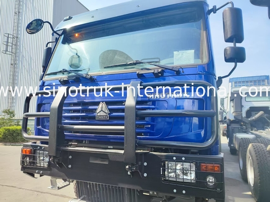 Υψηλής ισχύος HOWO 8*4 400HP LHD φορτηγό καυσίμου 40CBM Διπλό σύστημα δεξαμενής για τη διανομή καυσίμου μεγάλης απόστασης