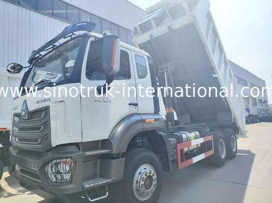 HOWO NX 371HP 6*4 20m3 Κεντρικό ανελκυστήρα φορτηγού υψηλής απόδοσης με αποτελεσματικό σώμα φορτίου μεσαίου ανελκυστήρα