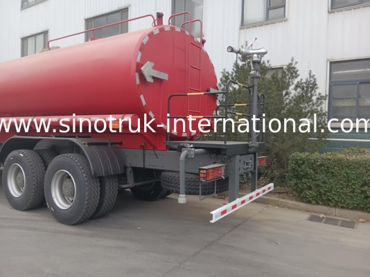 HOWO SINOTRUK Φορτηγό δεξαμενής νερού 380HP με λειτουργία πλύσης υψηλής πίεσης 6×4