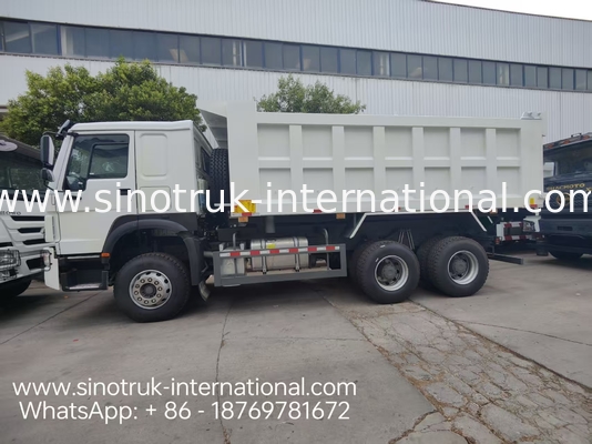 HOWO 371HP 6×4 Αριστεροτίμονο Μεσαίου Ύψους Ανατρεπόμενο Φορτηγό